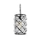 Jonathan Y Gabrielle 8" Metal/Crystal LED Pendant, Oil Rubbed Bronze / Clear JYL9506A - alternate 1
