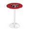 Holland Bar Stool Co 36" Chrome Florida Panthers Pub Table, 36" dia. Top L214C3636FlaPan - alternate 1