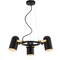 Jonathan Y Eugenio 22.5 in. Adjustable Metal LED Chandelier, Black/Brass Gold JYL6118A - alternate 3
