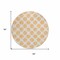 Homeroots 8' Peach And Ivory Round Polka Dot Washable Indoor Outdoor Area Rug 614931 - alternate 4