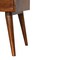 Homeroots 22" Brown Solid Wood One Drawer Nightstand 651531 - alternate 2