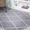 Jonathan Y Cole Minimalist Diamond Trellis Gray/White 5 ft Round Area Rug SEU102F-5R - alternate 1