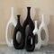 Uniquewise 44-Inch Frosted White Fiberglass Tall Floor Vase - Decorative Vase for Modern Home Decor QI004677.L - alternate 3