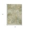 Homeroots 3' X 5' Sage And Beige Abstract Washable Indoor Outdoor Area Rug 630885 - alternate 1