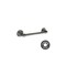Ironwerks Designs 20" Black Towel Holder TOWEL-20 - alternate 1