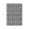 Homeroots 3' X 5' Gray Damask Washable Non Skid Indoor Outdoor Area Rug 563874 - alternate 2
