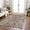 Homeroots 5' X 8' Brown And Beige Animal Print Washable Indoor Outdoor Area Rug 600595 - alternate 2