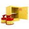 Securall Flammable Storage Cabinet, 4 Gallon, 1 Shelves, 17 in W x 22 in H x 17 in D, Yellow A102 - alternate 2