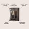 Jonathan Y Liam 8.25" 1-Light Rustic Farmhouse Iron LED Sconce, Wood Finished/Oil Rubbed Bronze JYL1309A - alternate 3