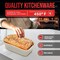 Bakken- Swiss White Marble Nonstick Loaf Pan, 11in Carbon Steel, Oven Safe to 450 DegF, Dishwasher Safe BKLOAFWHT1 - alternate 2
