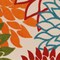 Homeroots 10' Green Orange And Red Round Indoor Outdoor Area Rug 521644 - alternate 4