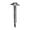 Auveco #8-18 x 1 1/4in Phl Oval Countersunk Washer Sems Tek - Chrome, 50PK 11452 - alternate 1