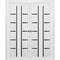 Sartodoors Sliding Closet Double Bi-fold Doors White Solid Core Modern Interior QUADRO4588DBF-WS-96 x 84 (4* 24x84) - alternate 1