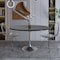Leisuremod Round 47.24 in W, 29.35 in L, Sintered Stone/Stainless Steel, Black VT23BS-48BLS - alternate 2