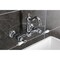 Kingston Brass Two-Handle Wall Mount Bridge Kitchen Faucet, Polished Chrome KS2441PL - alternate 3