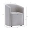 Manhattan Comfort Hearth Upholstered Armchair in Light Gray DC1540-2 - alternate 2