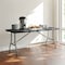 Flash Furniture Kathryn 6-Foot Bi-Fold Granite Black Plastic Folding Table RB-3072FH-BK-GG - alternate 3