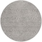 Homeroots 8' Taupe And Gray Round Abstract Washable Indoor Outdoor Area Rug 599768 - alternate 2