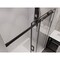 Anzzi 50 to 54 in. x 76 in. H Sliding Frameless Shower Door in Matte Black , Tsunami Guard Tempered Glass SD-FRLS05703MB - alternate 2