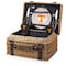 Picnic Time Family Of Brands NCAA Tennessee Volunteers Champion Picnic Basket for 2, Large Wicker Picnic Set 208-40-179-554-0 - alternate 1