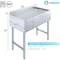 Amgood AmGood 36 in. x 18 in. Stainless Steel Underbar Drainboard AMG UD-1836-Z - alternate 2