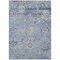 Homeroots 5' X 8' Sky Blue Purple And Gray Floral Washable Indoor Outdoor Area Rug 604097 - alternate 4