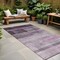 Homeroots 8' Purple Ombre Washable Indoor Outdoor Runner Rug 563665 - alternate 1