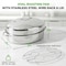 Nutrichef 20 in Oval Roasting Pan with Rack and Lid NCOAVL99 - alternate 3