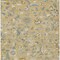 Homeroots 5' X 8' Wheat Blue And Ivory Floral Washable Indoor Outdoor Area Rug 597855 - alternate 4