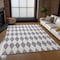 Homeroots 10' X 14' Purple And Lilac Geometric Washable Indoor Outdoor Area Rug 577102 - alternate 3