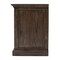 Homeroots Black Wash Nightstand With Shelves 397623 - alternate 3