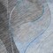 Homeroots 8' Sky Blue Gray And Silver Round Abstract Washable Indoor Outdoor Area Rug 616768 - alternate 2