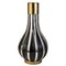 Homeroots 16" Gold and Black Striped Bud Polyresin Table Vase 468946 - alternate 2