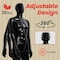 Topmaster Male Mannequin, Premium Quality, Realistic Proportions, Sturdy, Durable, Versatile, Black TPMANBKMA4 - alternate 2