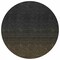 Homeroots 8' Gray And Brown Round Abstract Washable Indoor Outdoor Area Rug 588932 - alternate 4