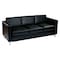 Osp Home Furnishings Pacific Sofa Couch, Black PAC53-V18 - alternate 3