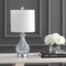 Jonathan Y Playa 21" Metal/Crackled Glass LED Table Lamp, Chrome JYL4035A - alternate 2