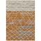 Homeroots 8' X 10' Terra Cotta Beige And Ivory Striped Washable Indoor Outdoor Area Rug 599385 - alternate 4