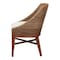 Bali & Pari Jasper Woven Seagrass Dining Chair, Brown Wash 265-14533-ZORO - alternate 3