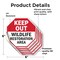 Signmission Keep Out Wildlife Restoration Area, 6 inch X 6 inch, Vinyl Decal, 5PK OC-D-5PACK-6-344 - alternate 2