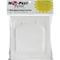 No-Pest 4'' White Plastic Wide Mount Dryer Vent Hood NPWRW - alternate 2
