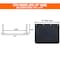 Buyers Products Anti-Sail Brackets, 24IN Wide Short, PR B2418ASBCPKGD - alternate 3
