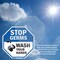 Signmission Stop Germs Wash Your Hands, 10 Inch X 10 Inch, Vinyl Decal OC-D-10-342 - alternate 2