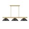 Z-Lite Vanguard Rubbed Brass 3 Light Billiard 3050-3RB-SMB - alternate 2