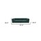 Homeroots 97" Green Velvet Sofa With Gold Legs 480926 - alternate 3