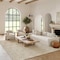 Homeroots 8' X 10' Cream And Beige Geometric Indoor Outdoor Area Rug 551116 - alternate 3
