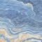 Homeroots 8' X 10' Blue Gold And Ivory Abstract Washable Indoor Outdoor Area Rug 618199 - alternate 4