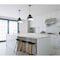 Z-Lite Aria 1 Light Pendant, Matte Black/Matte Black & Inner White, 18 In W x 16 In H 1952P18-MB - alternate 3