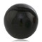 Homeroots 3" Black Enameled Aluminum Decorative Sphere 354718 - alternate 1