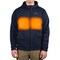 Milwaukee Tool Men's Heated Hoodie, Up to 8 hours Time, Zipper Closure, Blue, Size 2XL M200U-202X - alternate 1